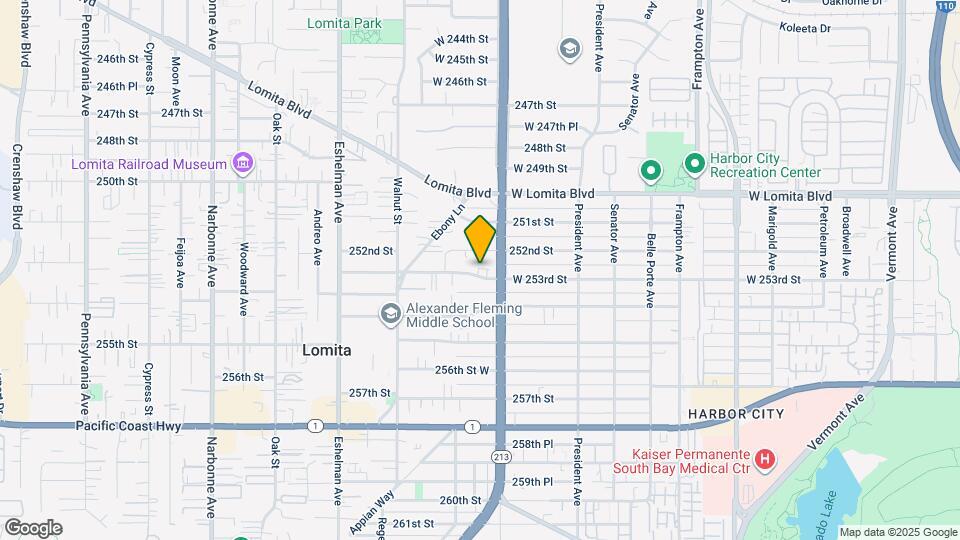 1723 W 253rd St Map and Location Details