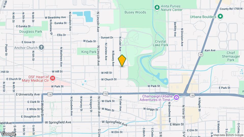 806 N Coler Ave Map and Location Details