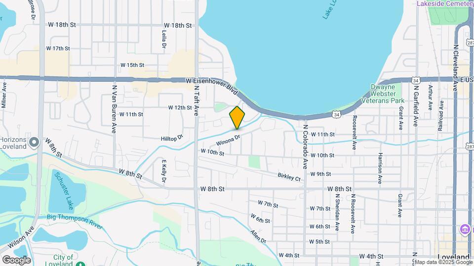 1119 Winona Dr Map and Location Details