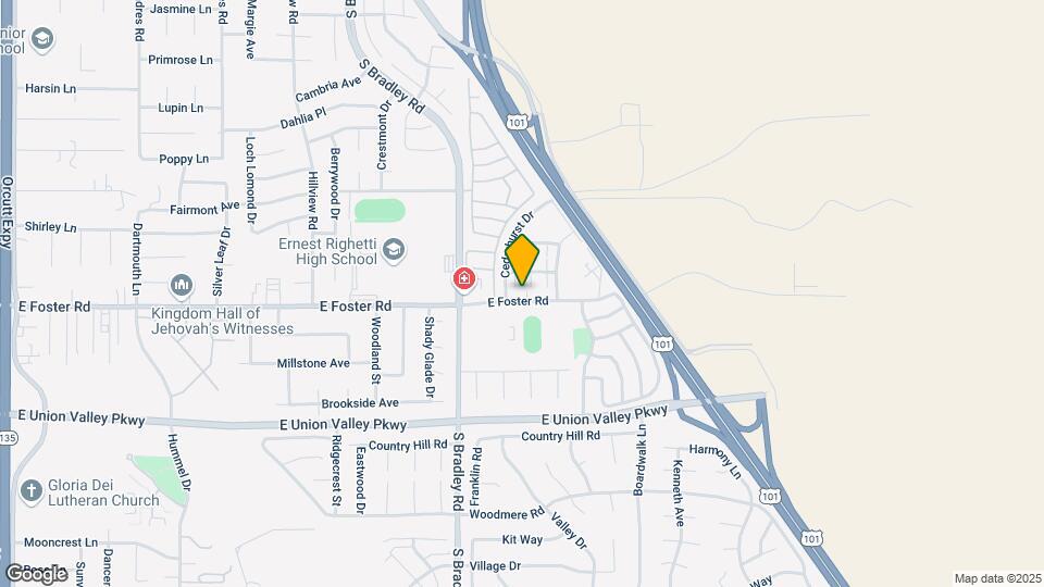 1153 E Foster Rd Map and Location Details