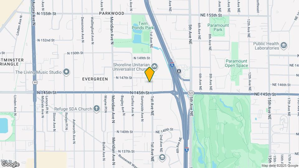 14527 1st Ave NE Map and Location Details