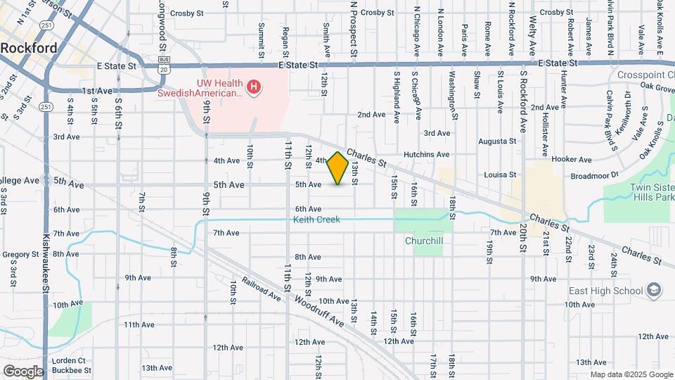 1641 5th Ave Map and Location Details