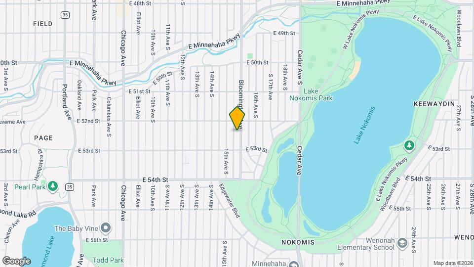 5224 Bloomington Ave Map and Location Details