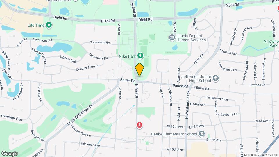 27W280 Bauer Rd Map and Location Details