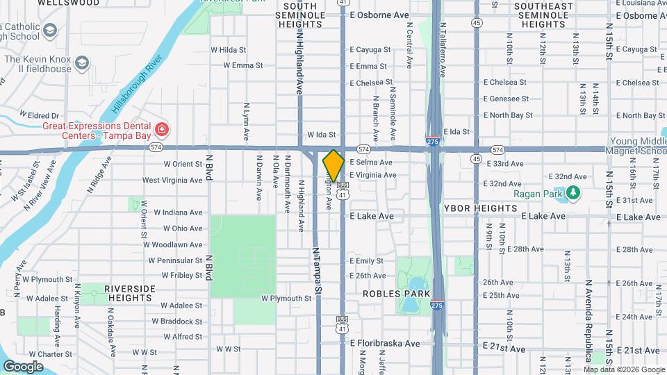 3805 N Arlington Ave Map and Location Details