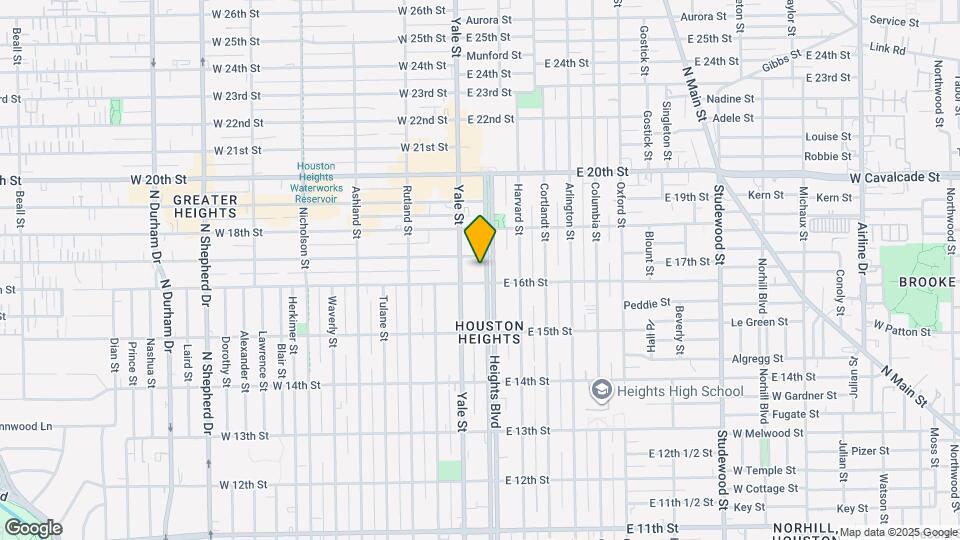 1621 Heights Blvd Map and Location Details