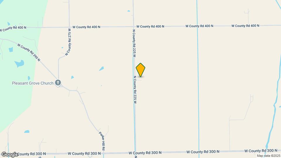 3583 N County Rd 225 W Map and Location Details