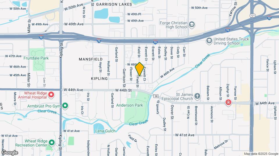 4520 Field St Map and Location Details