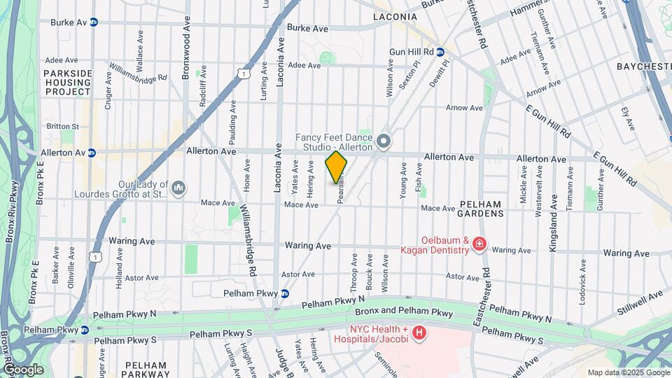 2525 Pearsall Ave Map and Location Details