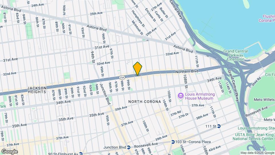 100-12 Northern Blvd Map and Location Details