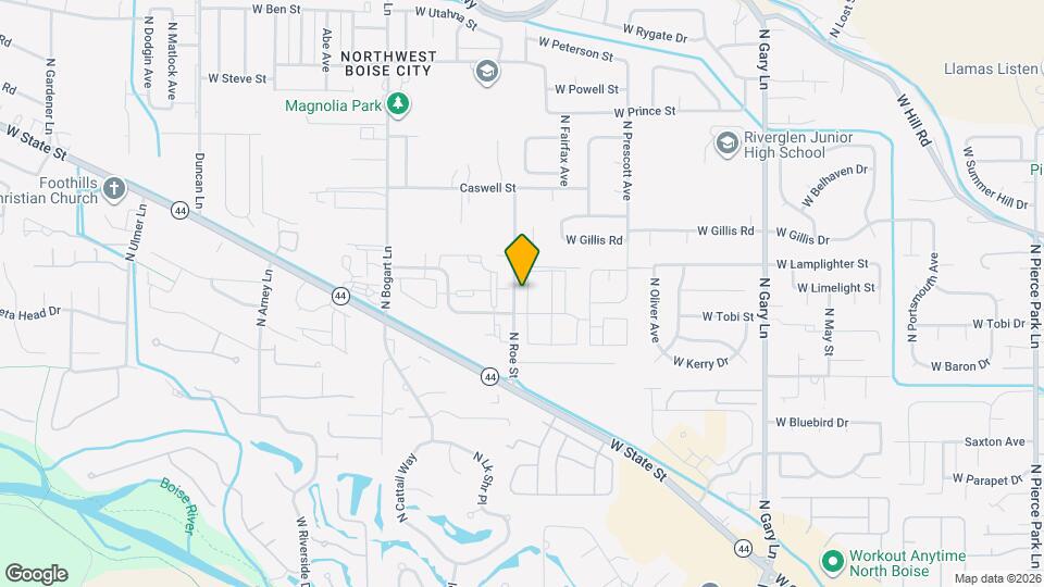 6143 N Tarako Ave Map and Location Details