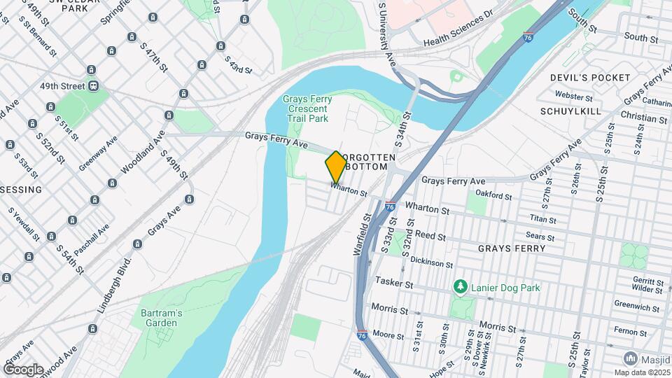 3536 Wharton St Map and Location Details