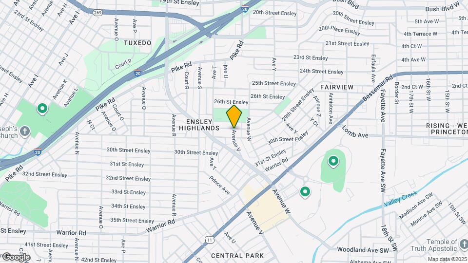 2814 Ave I Map and Location Details