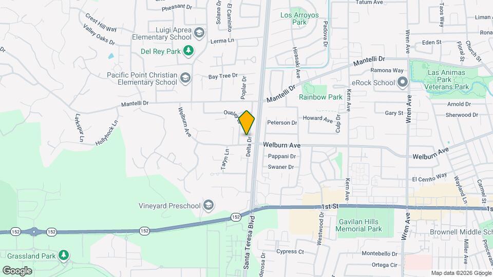 8511 Delta Dr Map and Location Details