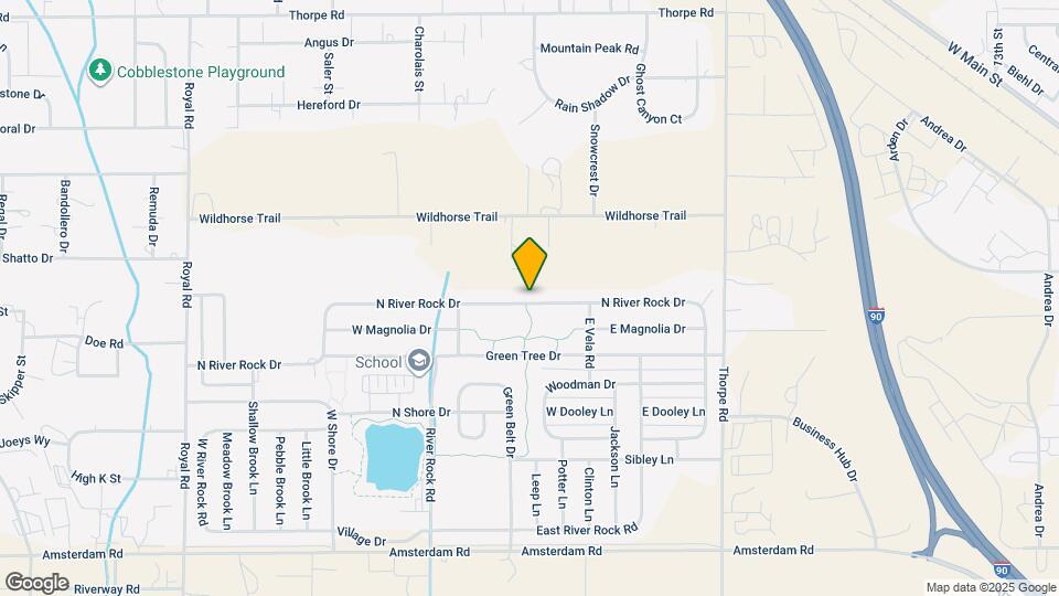741 N River Rock Dr Mapa y Detalles de la Ubicación