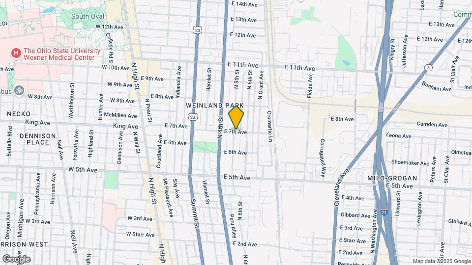1300 N 5th St Map and Location Details