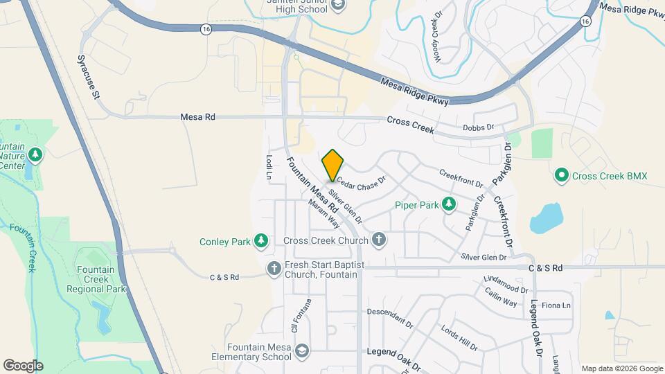 8215 Silver Glen Dr Map and Location Details