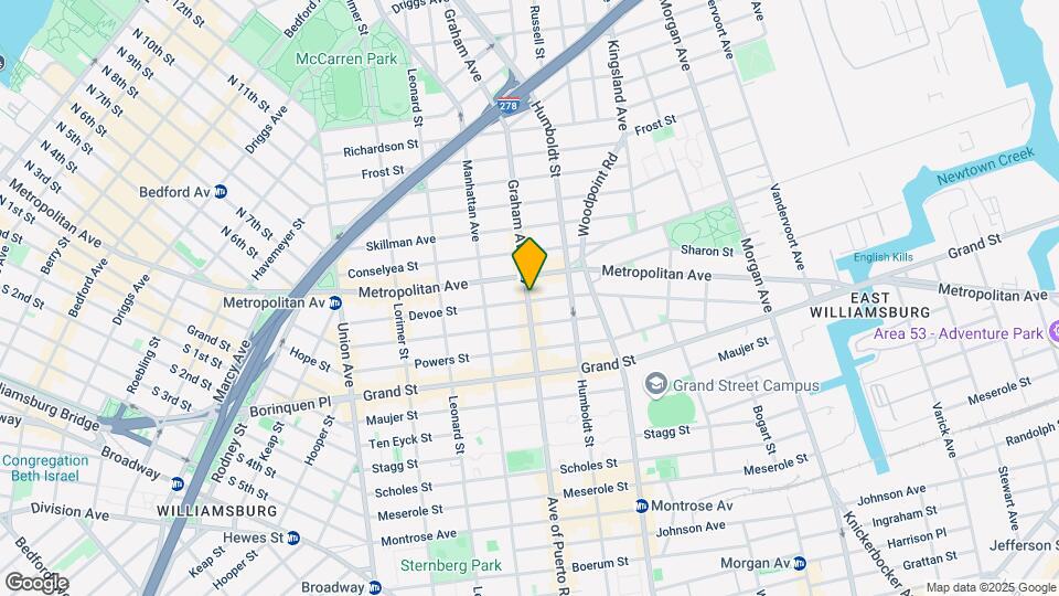 326-328 Graham Ave Mapa y Detalles de la Ubicación