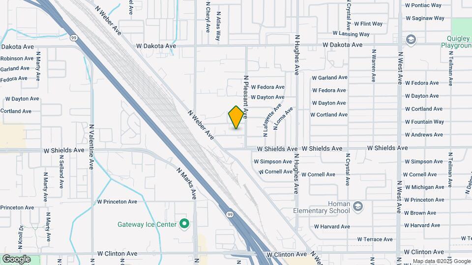 2530 W Andrews Ave Mapa y Detalles de la Ubicación