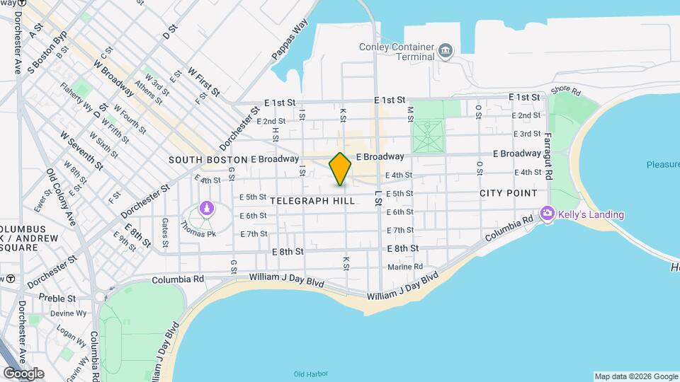 566 E 5th St Map and Location Details