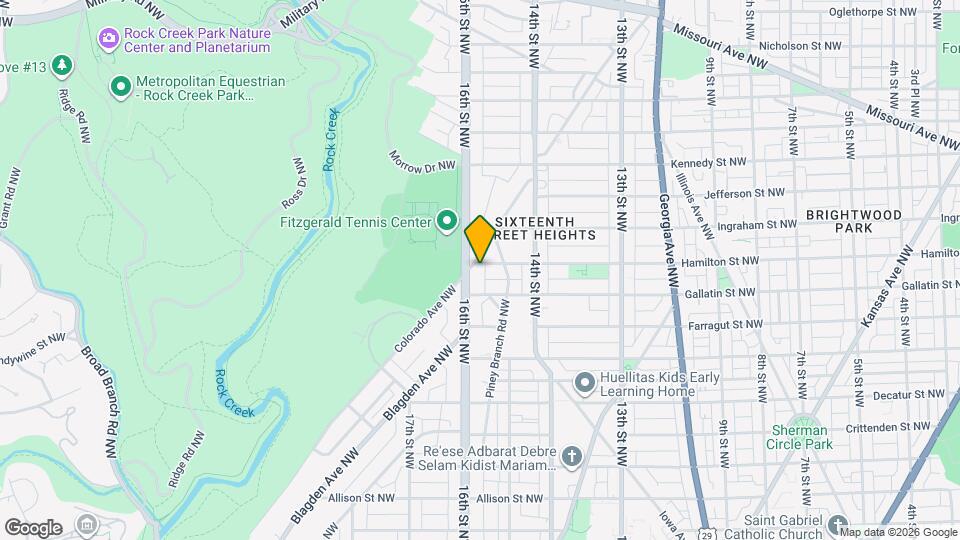 1516 Hamilton St NW, Unit RRC 101 Mapa y Detalles de la Ubicación