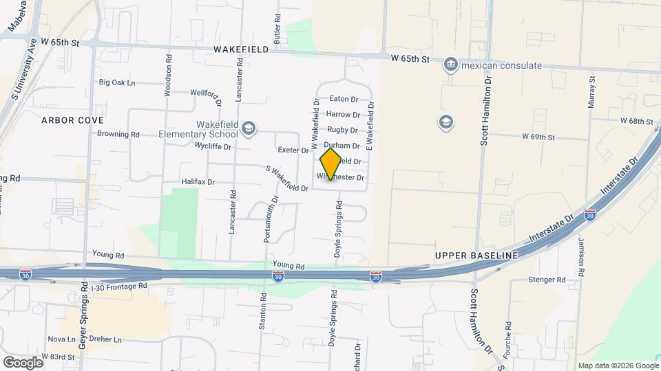 20 S Wakefield Dr Map and Location Details