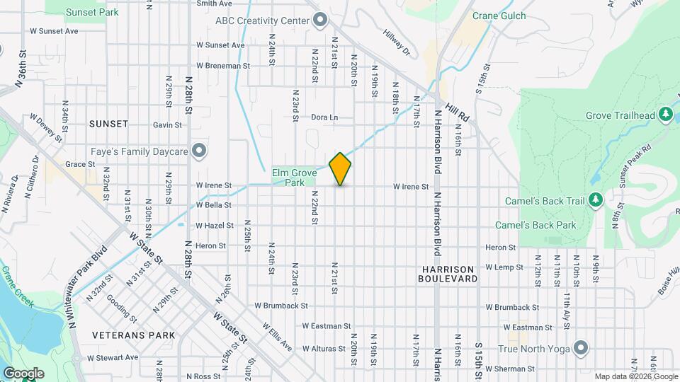 1718 N 21st St Map and Location Details