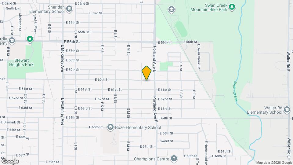 1410 E 60th St Mapa y Detalles de la Ubicación