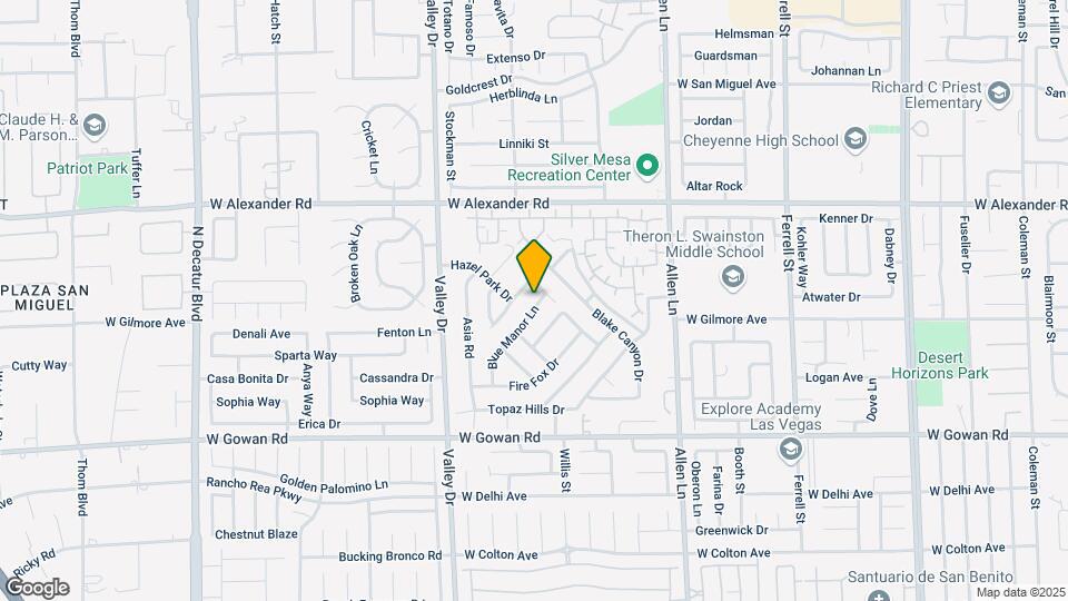 4074 Blue Manor Ln Map and Location Details