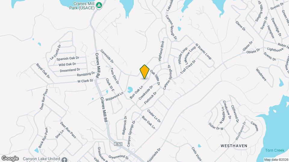 709 Burr Oak Ln Map and Location Details