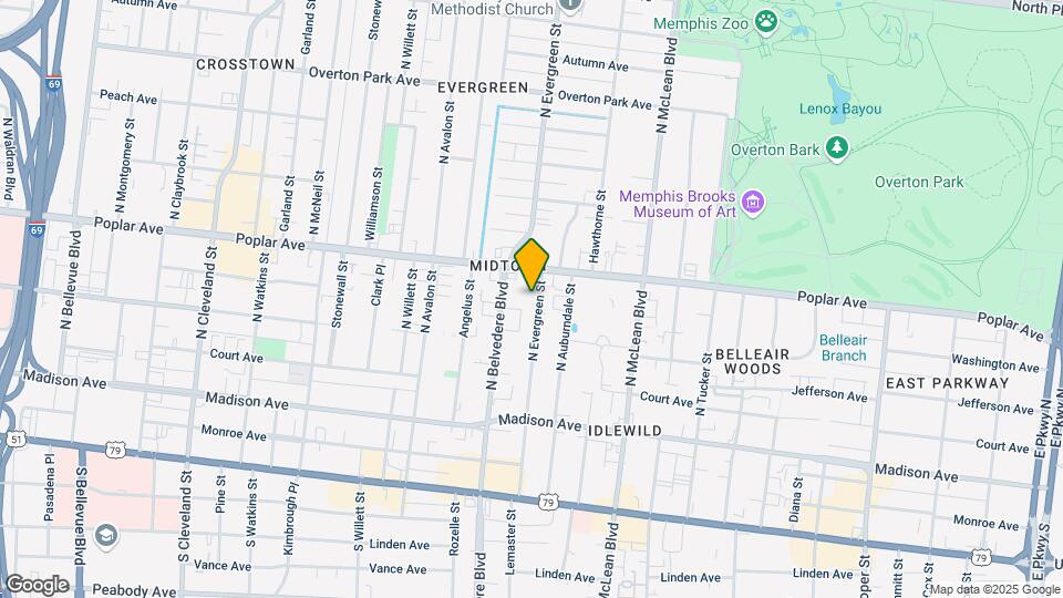 149-151 Evergreen St Map and Location Details
