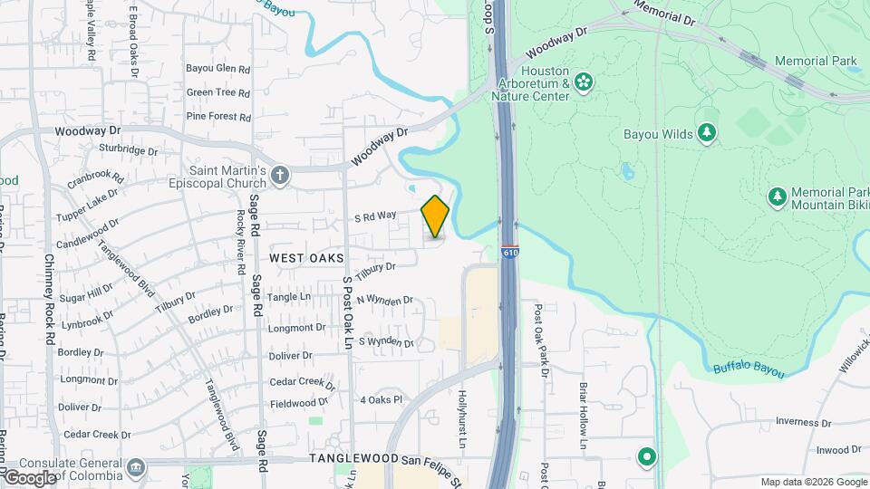 4706 Post Oak Timber Dr Map and Location Details