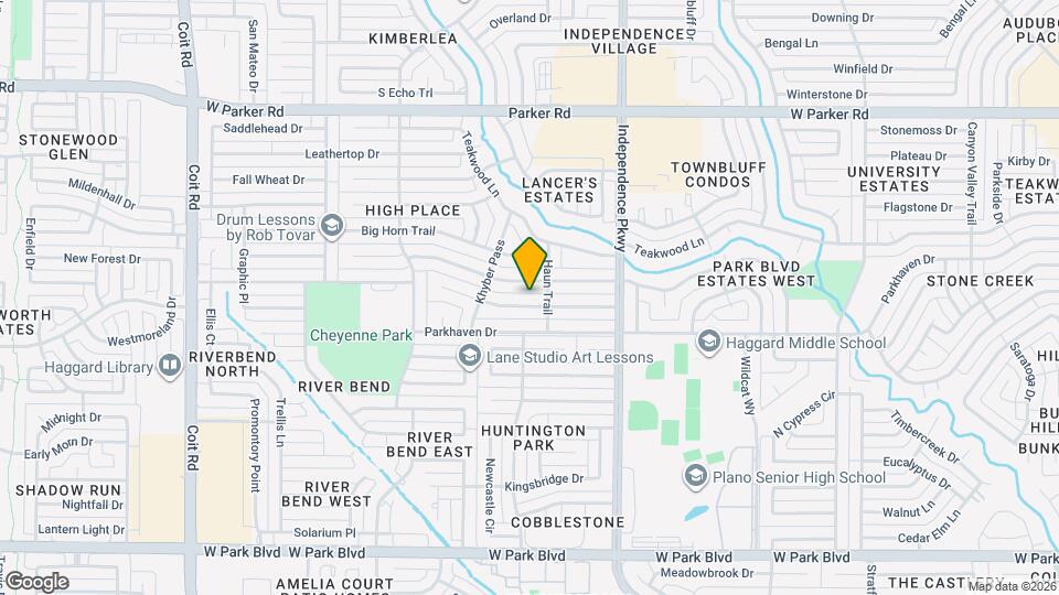 3309 Appalachian Way Map and Location Details