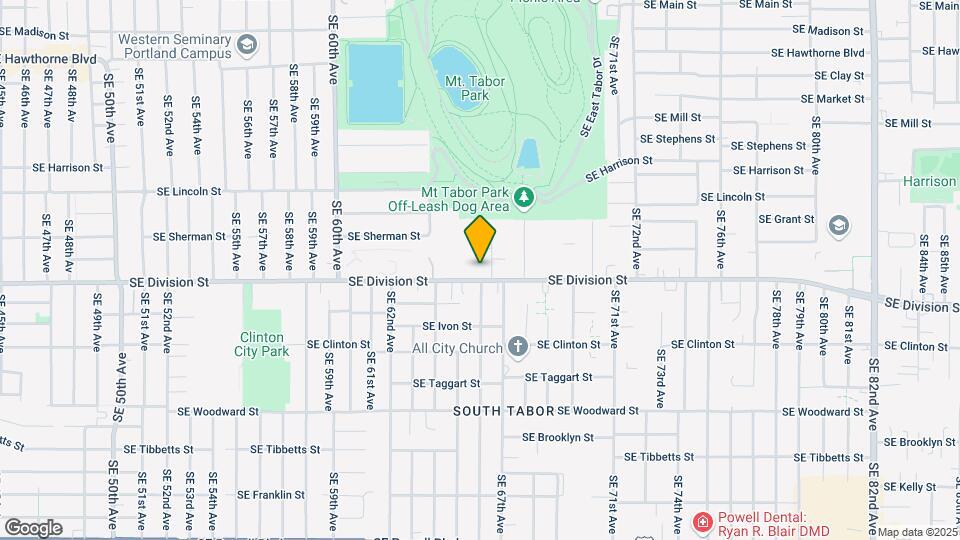 6517-6547 SE Division St Map and Location Details