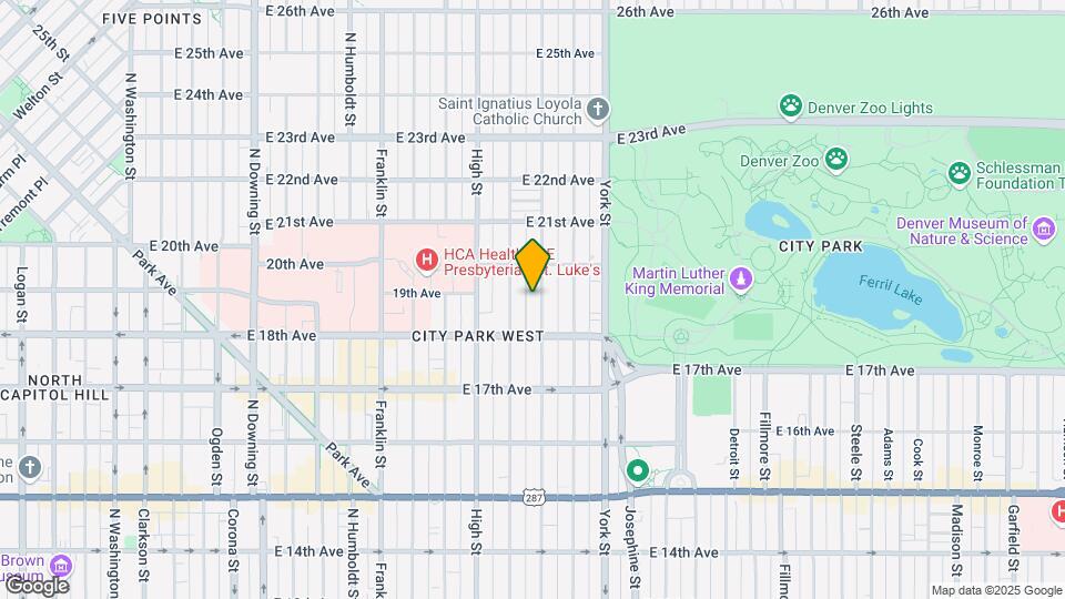 1859 Vine St Map and Location Details