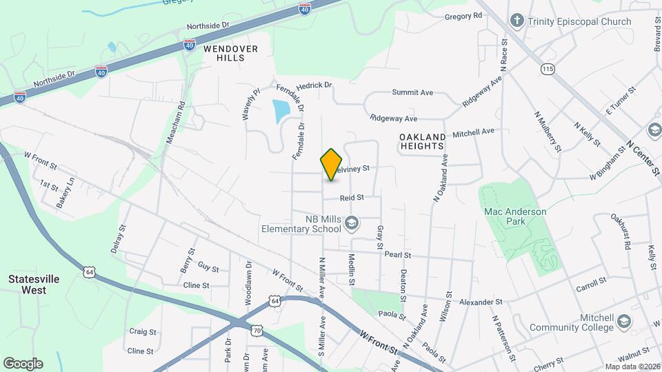 612 N Miller Ave Map and Location Details