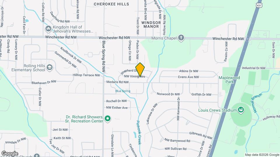 2409 NW Vining Ave Map and Location Details