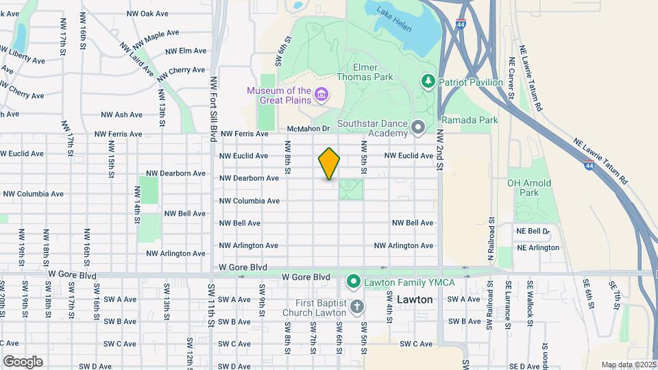 606 NW Dearborn Ave Map and Location Details