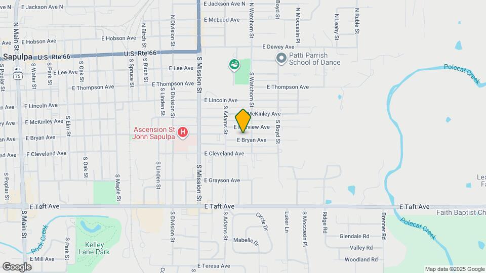 1231 E Bryan Ave Map and Location Details