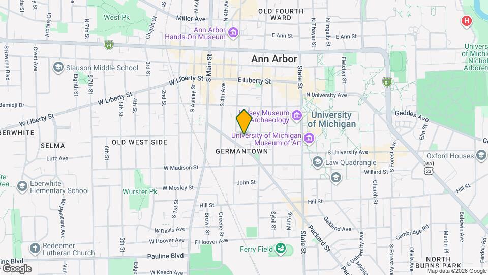 312 E Jefferson St Map and Location Details