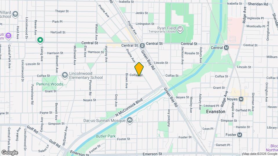 1812 Colfax St, Unit 1 Mapa y Detalles de la Ubicación