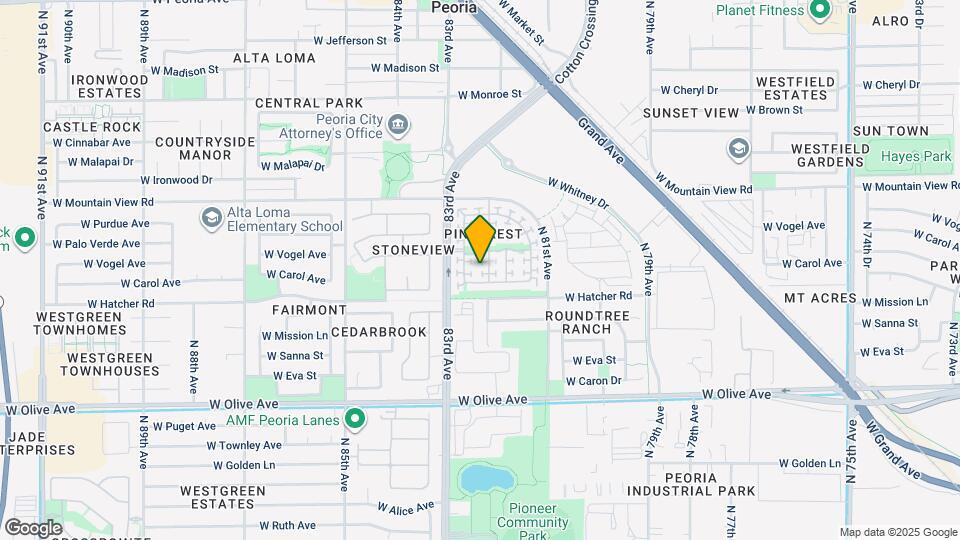 9534 N 82nd Ln Map and Location Details