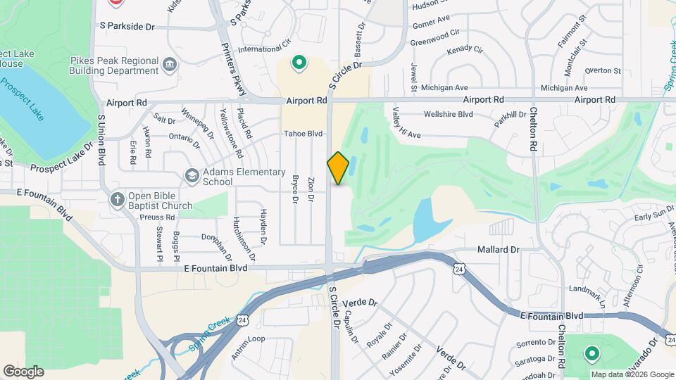 805 S Circle Dr Map and Location Details