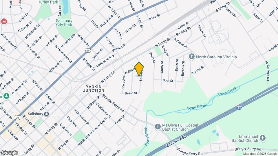 1127 Laurel St Map and Location Details