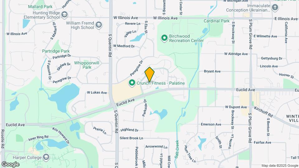 1252 S Parkside Dr Map and Location Details