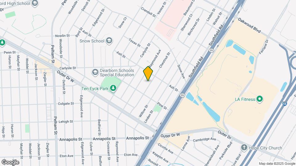 3162 Chestnut St Map and Location Details