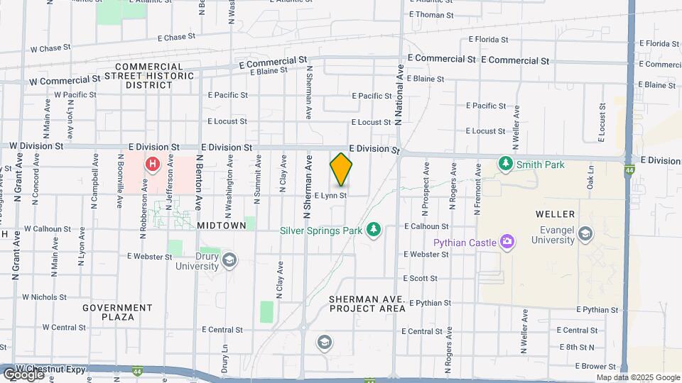 1021 E Lynn St Map and Location Details