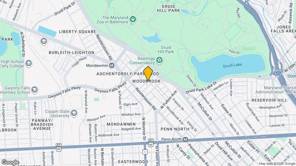 2305 Whittier Ave Map and Location Details