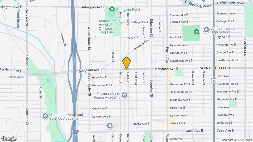 1199 Burr St N Map and Location Details