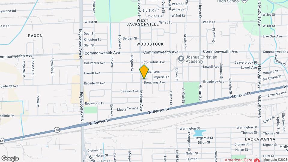 3157 Broadway Ave Map and Location Details